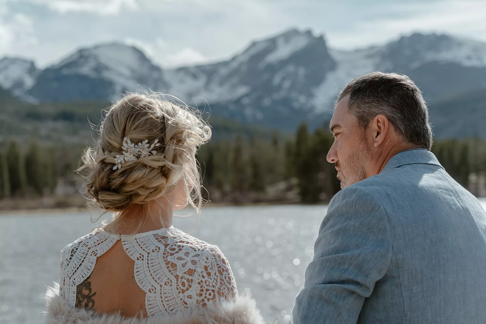 A couple ponders how to blend their non-traditional elopement with traditional elements.